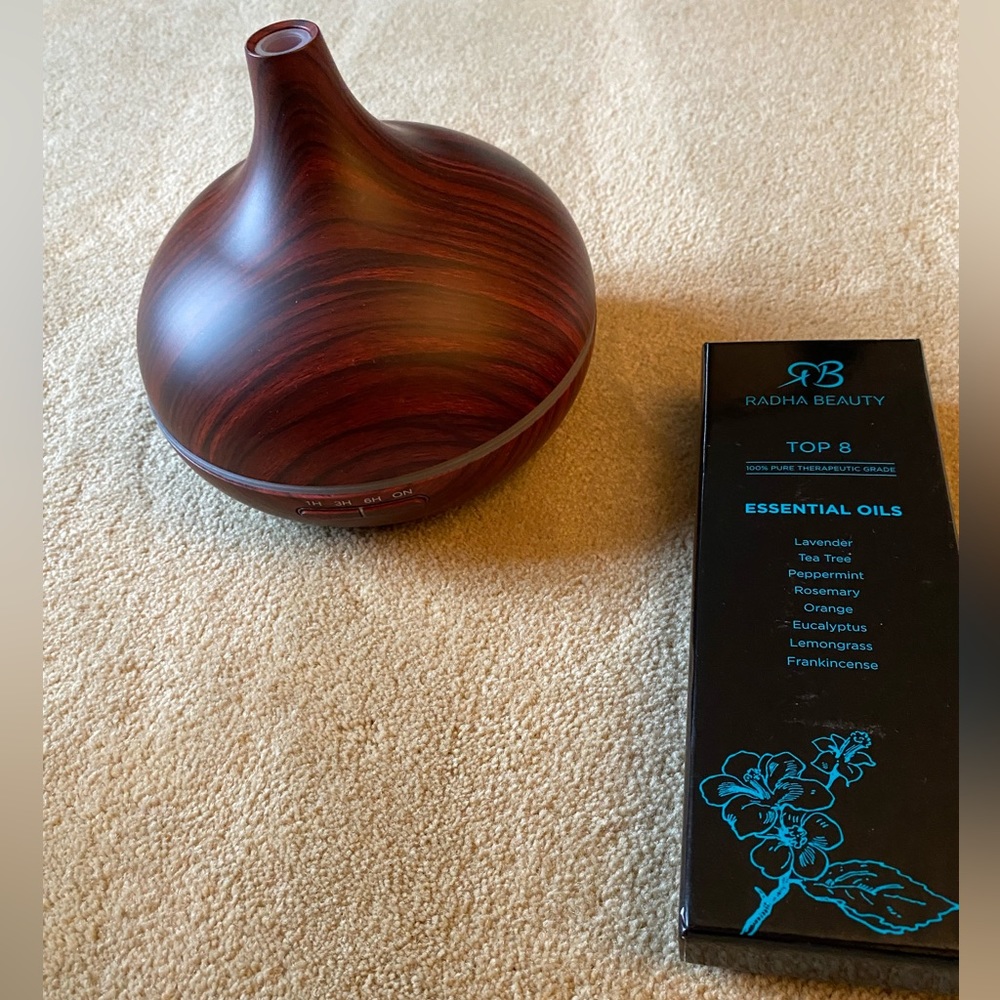 Diffuser and essential oils